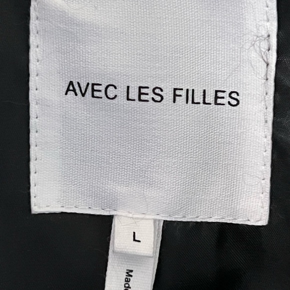 Avec les Filles long Faux leather coat - Picture 5 of 6